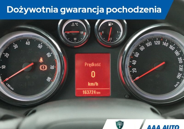 Opel Astra cena 35000 przebieg: 163527, rok produkcji 2014 z Dąbie małe 232